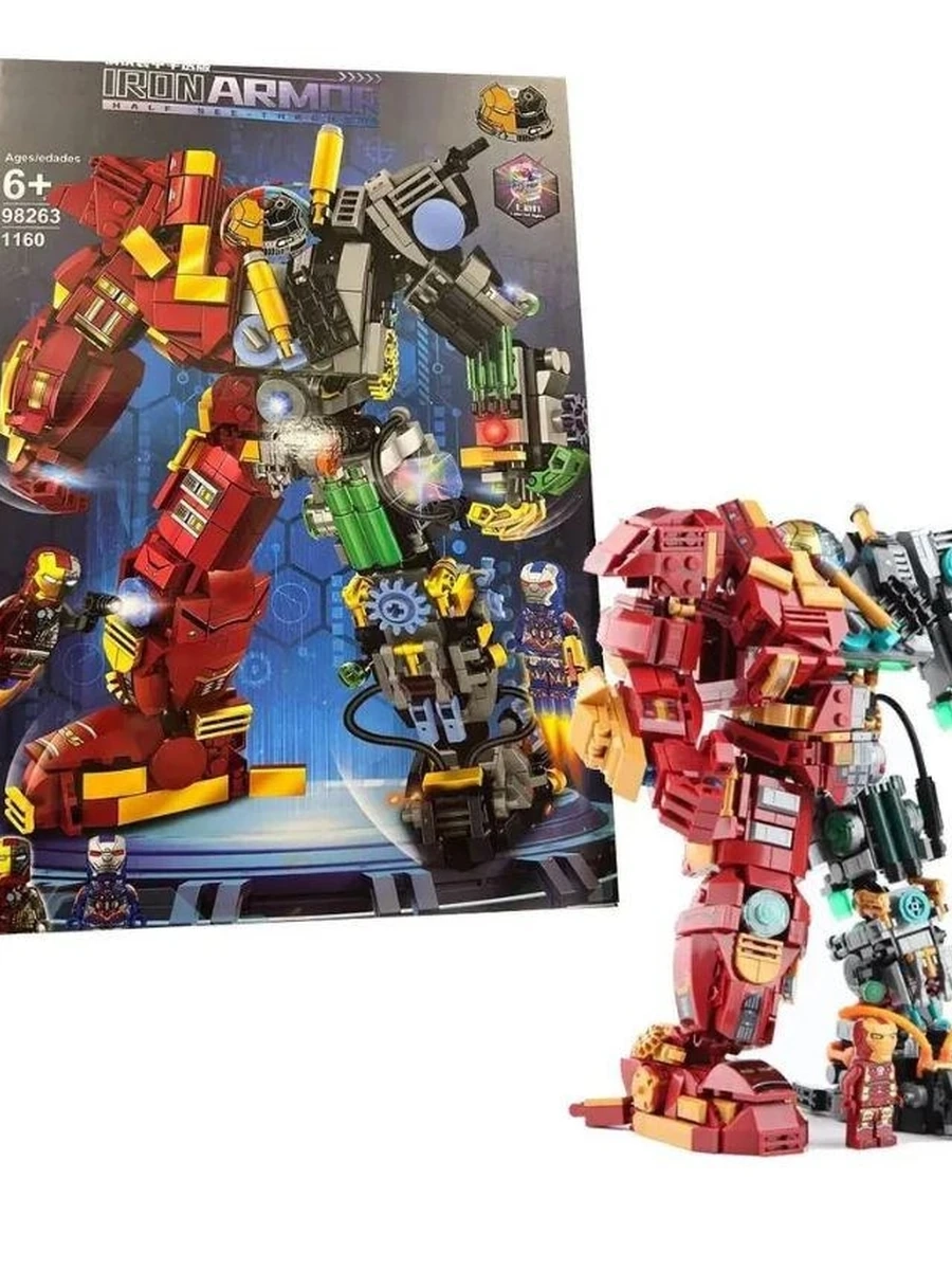Конструктор Железный человек Халкбастер / Steel Mecha / 1160 деталей