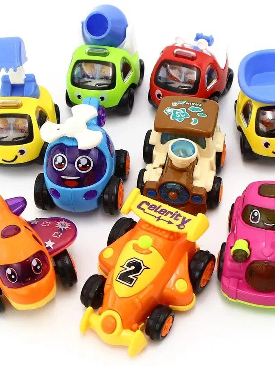 Детские игрушки, транспортные средства, набор автомобилей для мальчиков, супер машинки (12 штук)