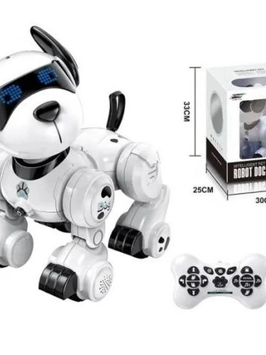 Детская интерактивная игрушка-собачка на радиоуправлении K27 световые и звуковые эффекты