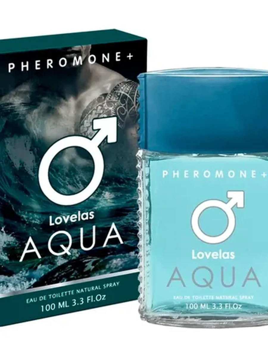 Туалетная мужская вода с феромонами Lovelas Aqua (100мл)