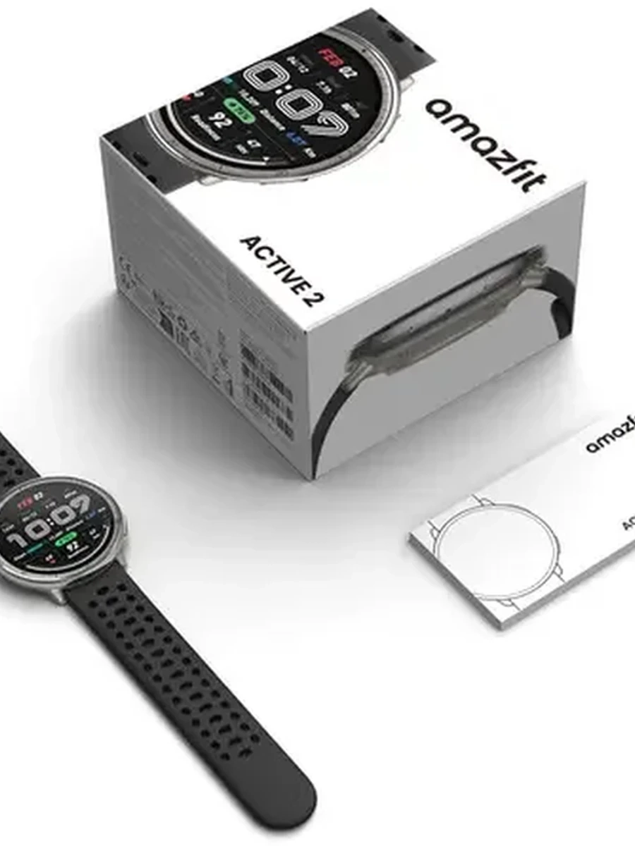 Смарт часы Amazfit Active 2 Round Standard Black