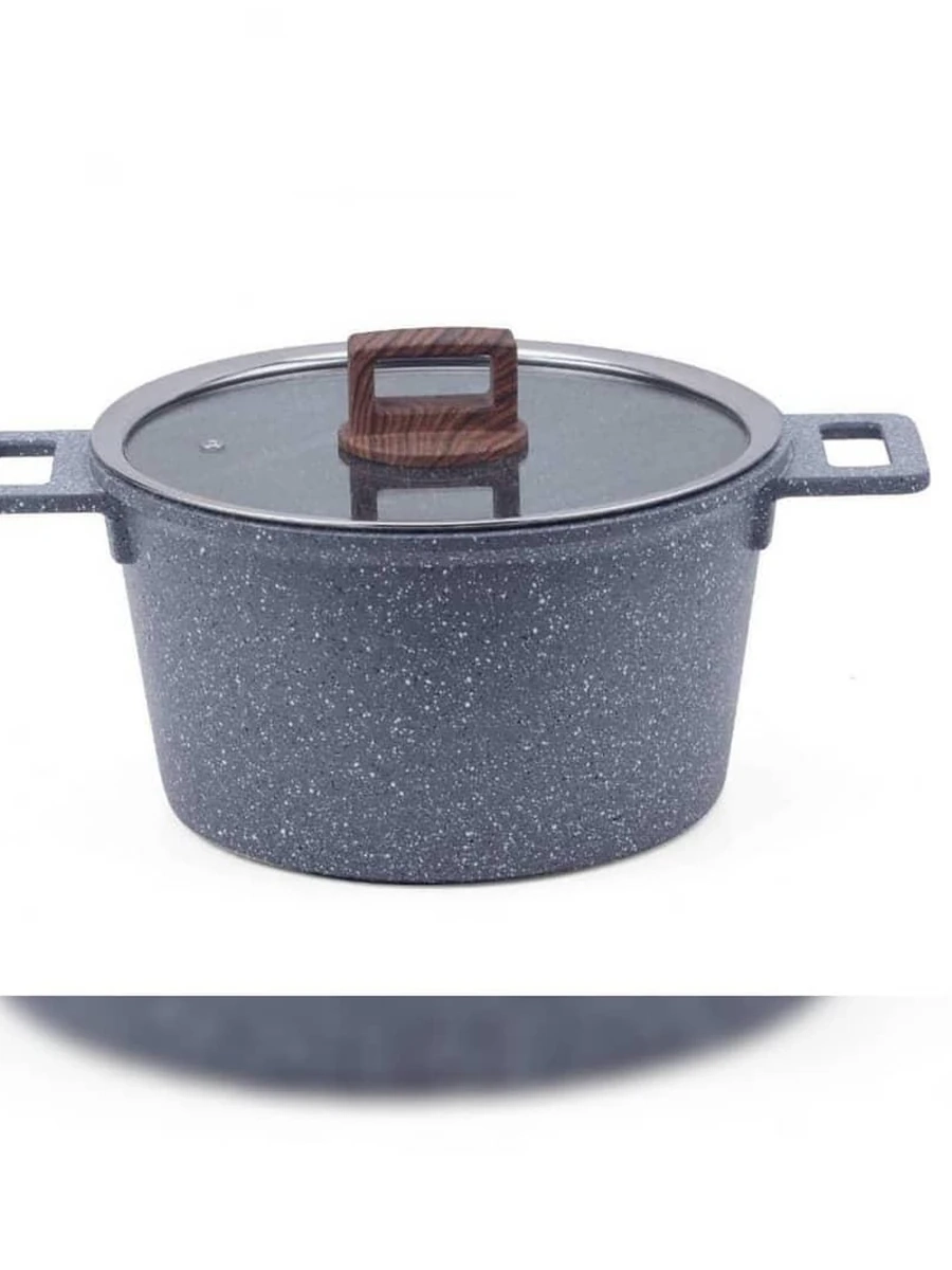 Кастрюля фирмы MGC! Каменное покрытие(гранит) 24\26\28 cм