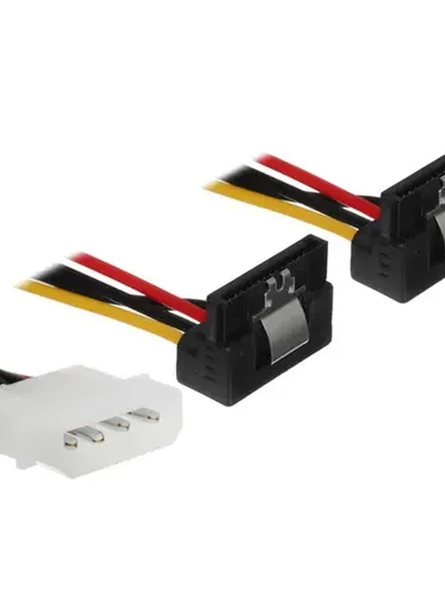 Переходник питания Aceline Molex->2xSATA 45см 18AWG