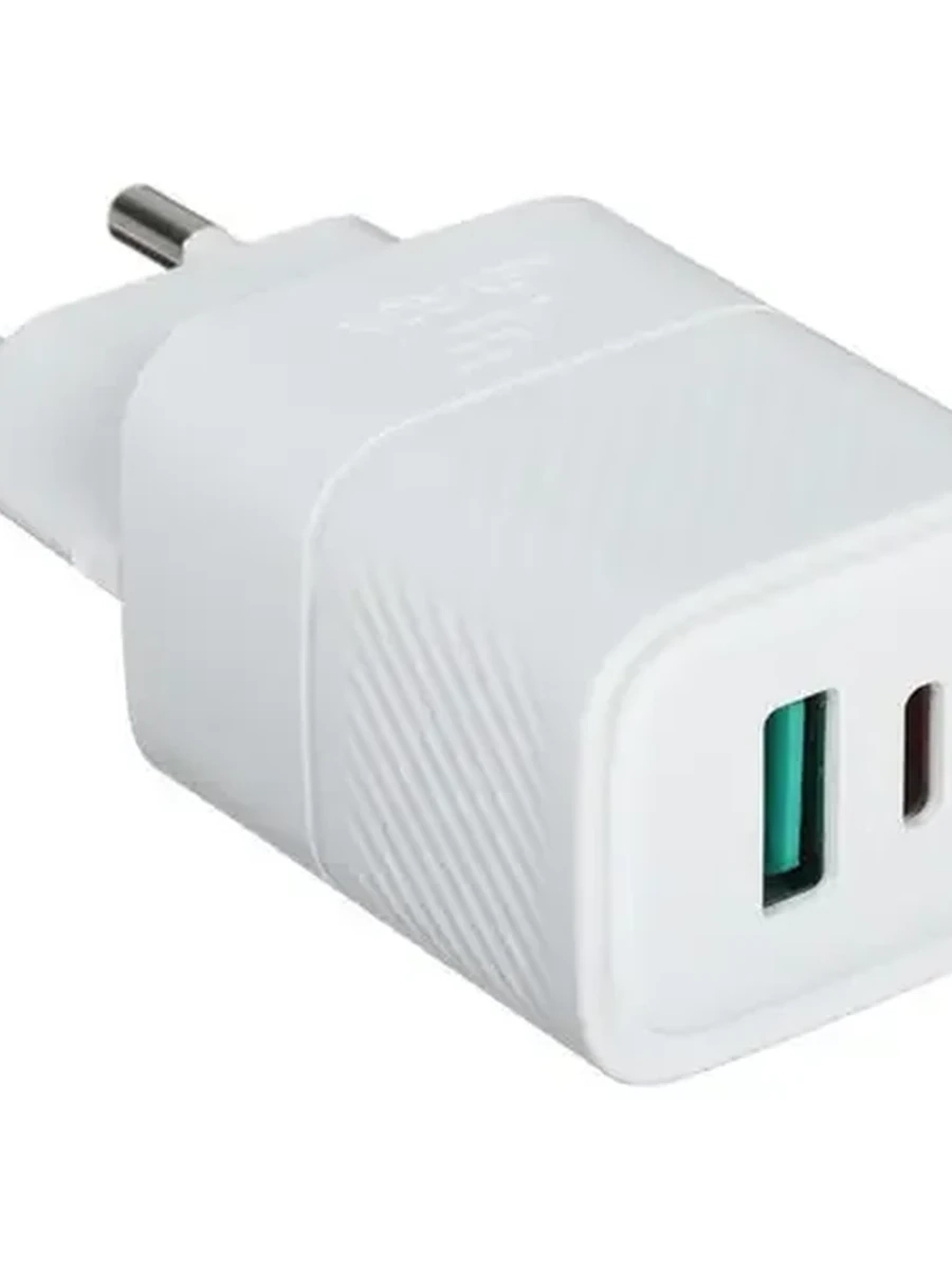 СЗУ KEYRON K25ACQCPDGaNW ( 25W/USB-A+USB-C/QC,PD/белый )