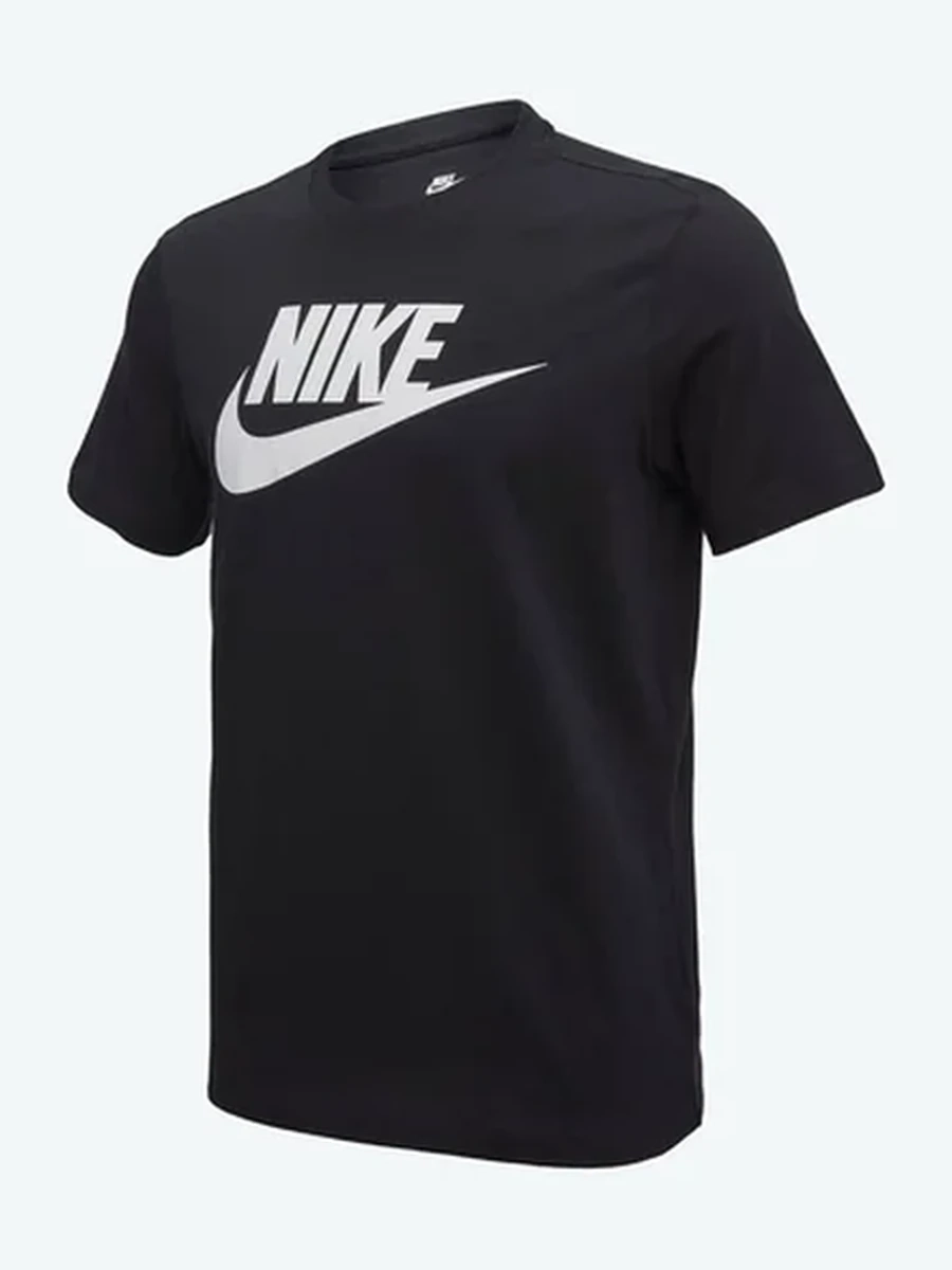 Мужская футболка Nike Sportswear Icon Futura в классической черно-белой расцветке