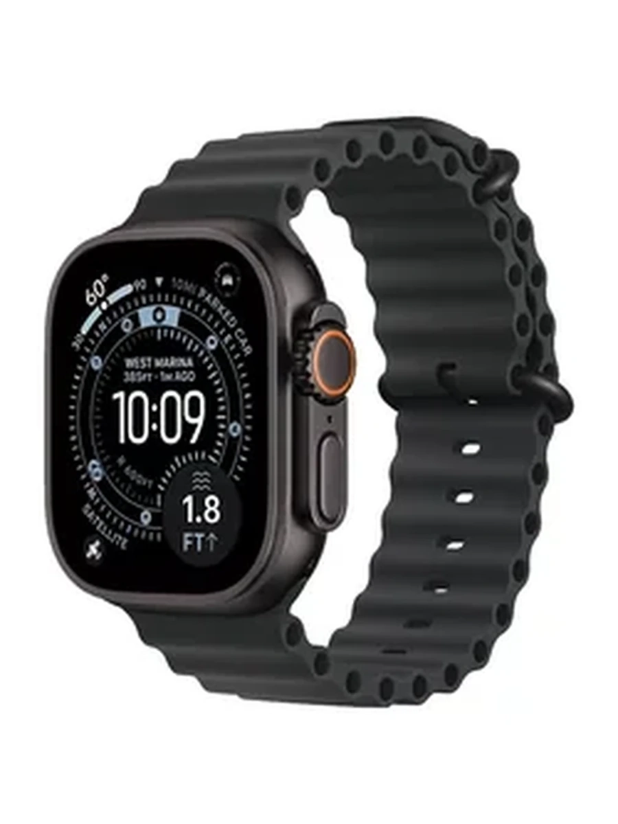 Apple Watch Ultra 3 49mm Black Titanium Oceam Band