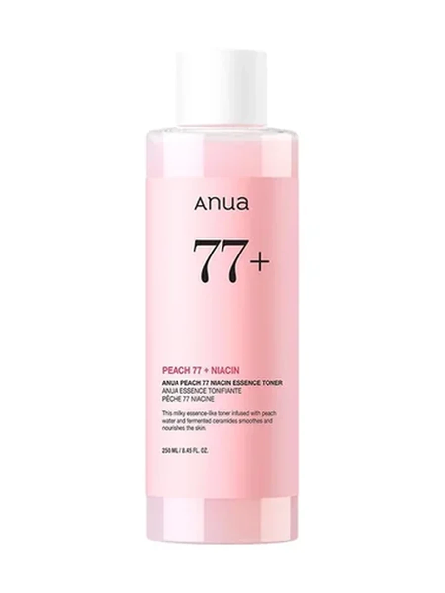 Тонер-эссенция с персиком для гладкой и сияющей кожи Anua Peach 77 Niacin Essence Toner 150ml