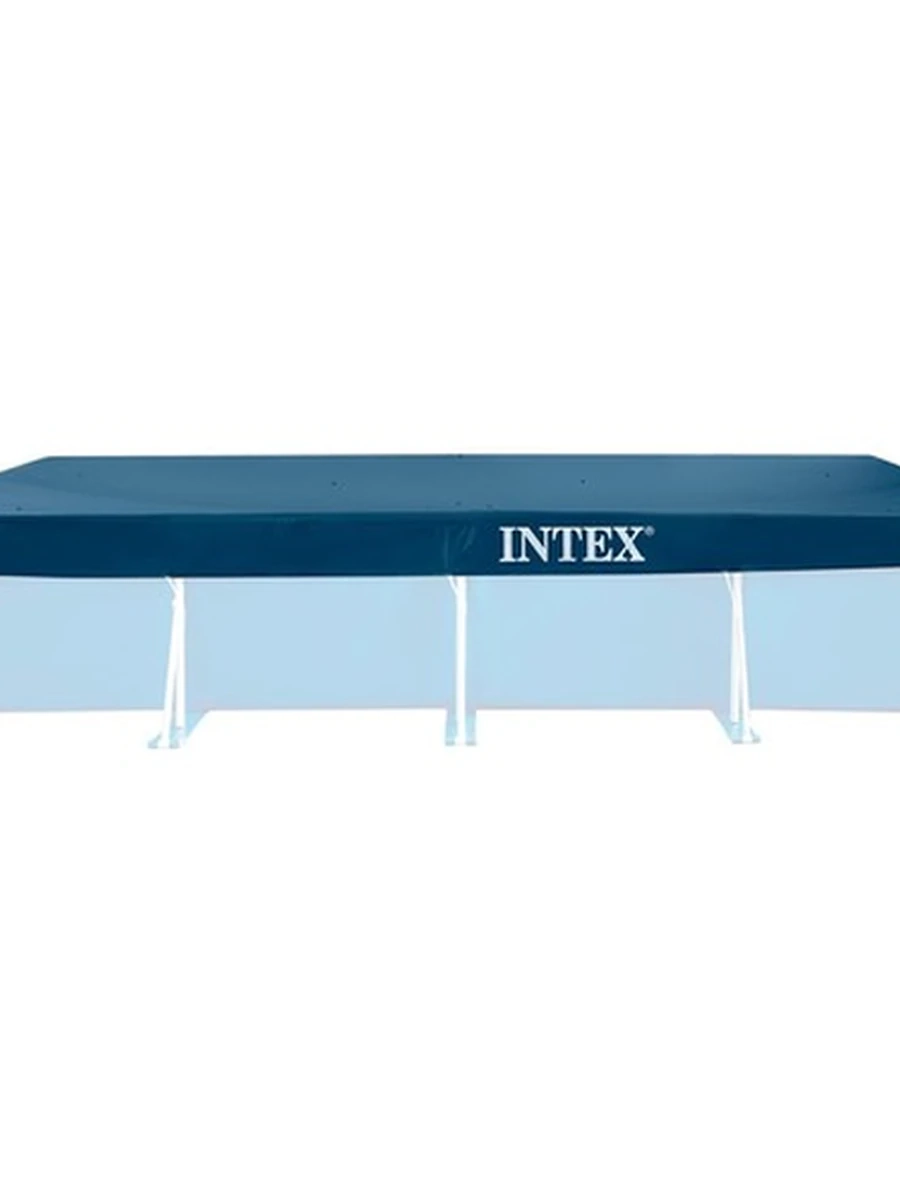 Intex 28039 Защитное покрытие для прямоугольного бассейна Синее 450 x 220 x 20 см