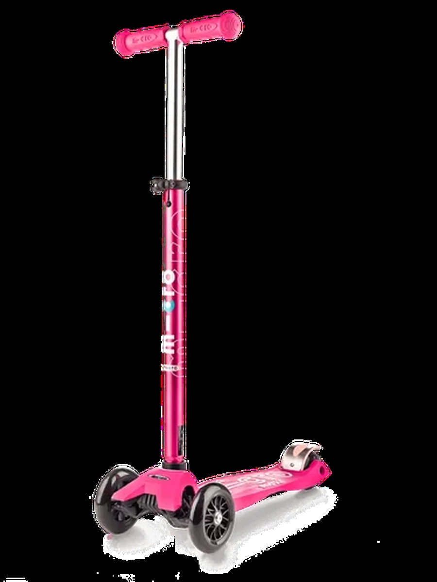 Micro Самокат Maxi Deluxe Pink, от 4 лет