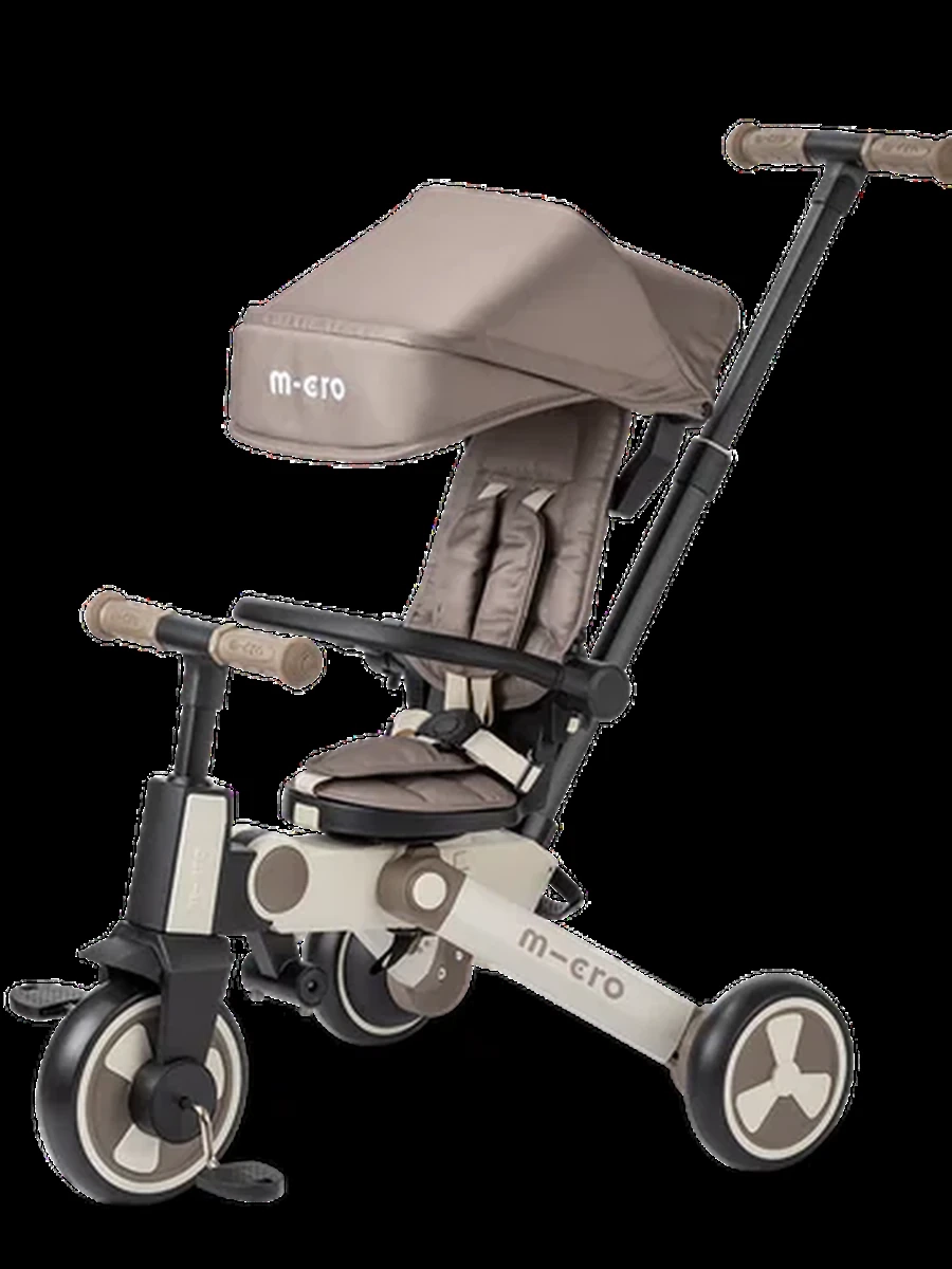 Micro Трехколесный складной велосипед Tricycle Latte 4в1