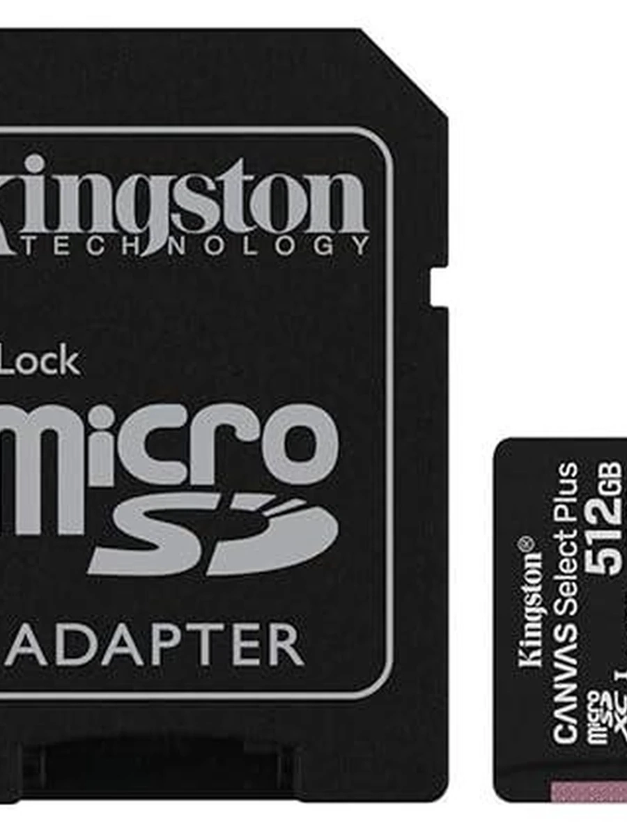 Micro Secure Digital Card (Trans Flash) 512GB HC10 KINGSTON Canvas Select Plus 100R A1 C10