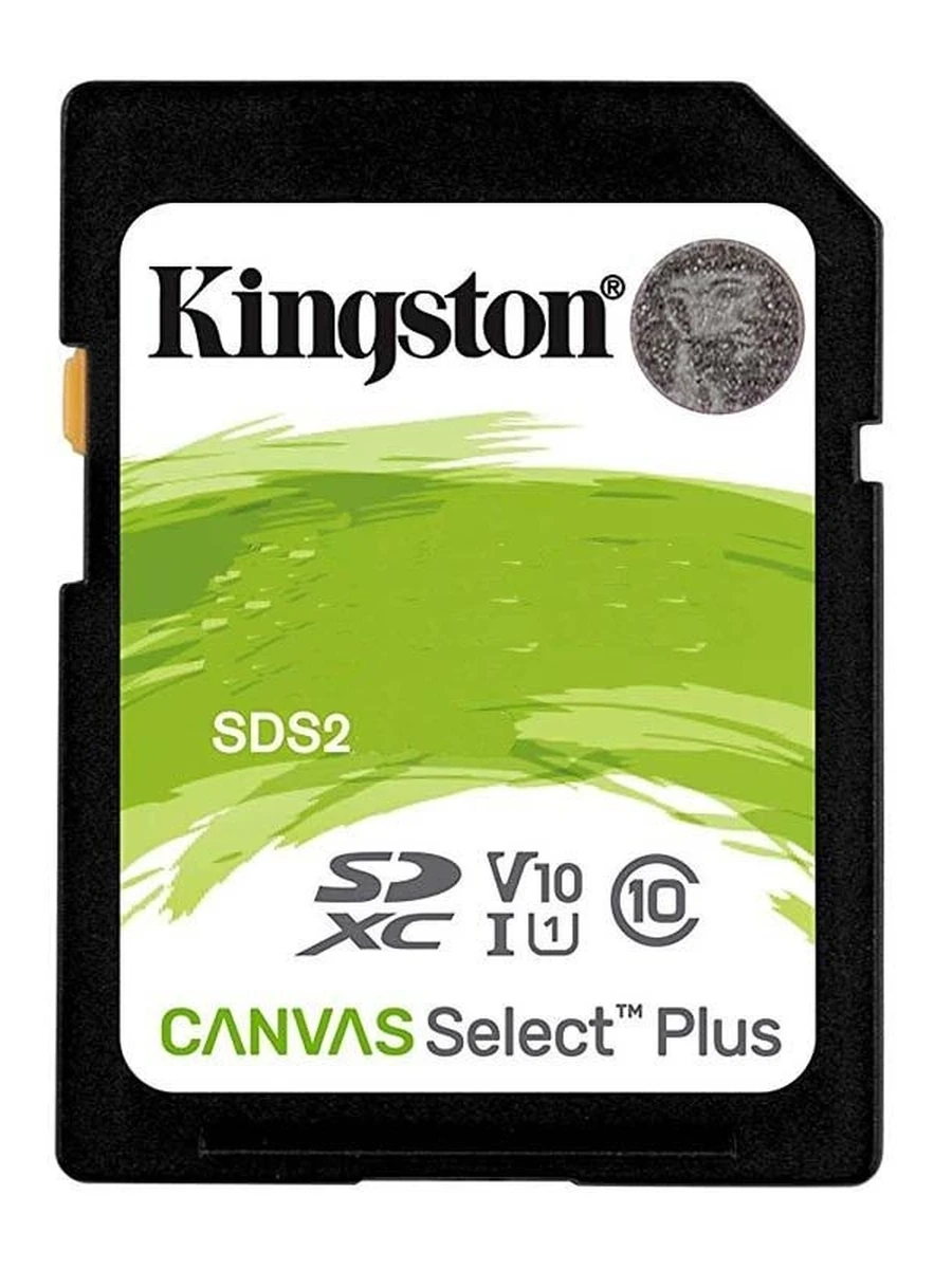 Secure Digital SDXC CL10 128GB KINGSTON Canvas Select Plus 100R C10 UHS-I U1 V10