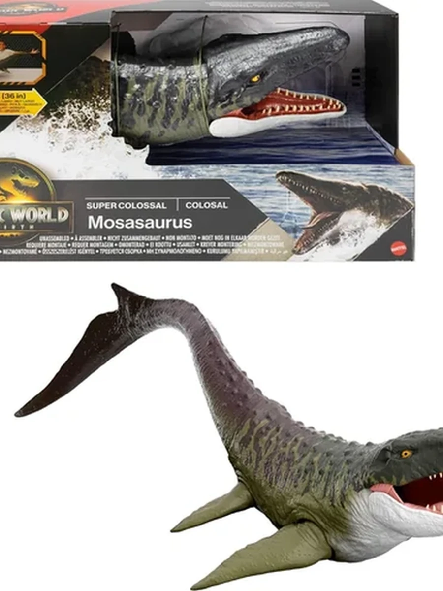 Динозавр Mattel Jurassic World Мозазавр 91 см Mosasaurus