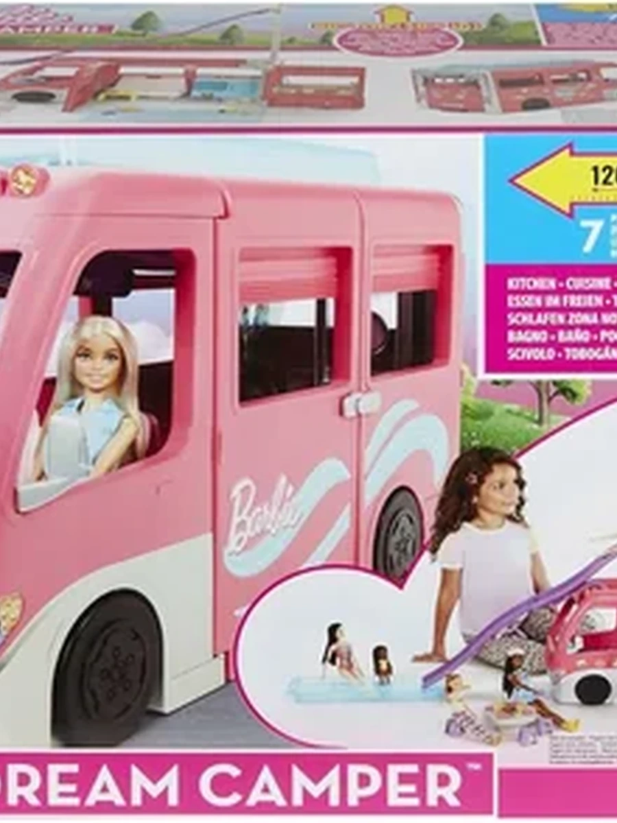 Барби Кемпер DreamCamper Автомобильный игровой набор Barbie Camper