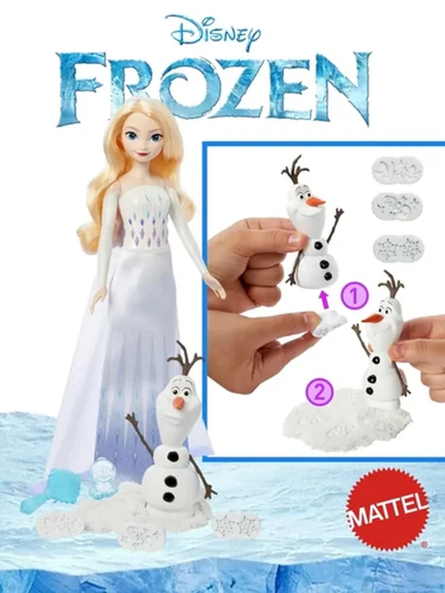 Кукла Mattel Disney Frozen Эльза и Олаф Холодное сердце