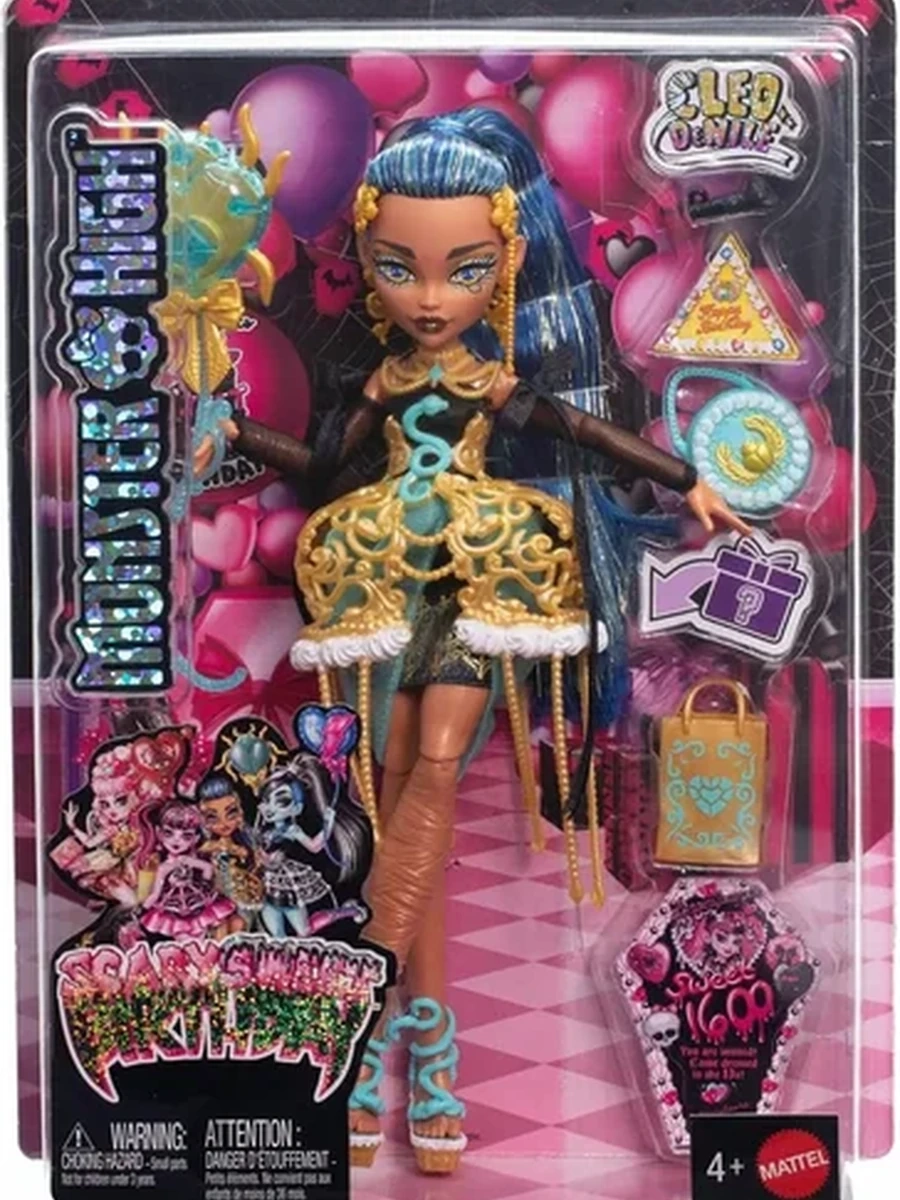 Кукла Mattel Monster High Scary Sweet Клео де Нил с аксессуарами