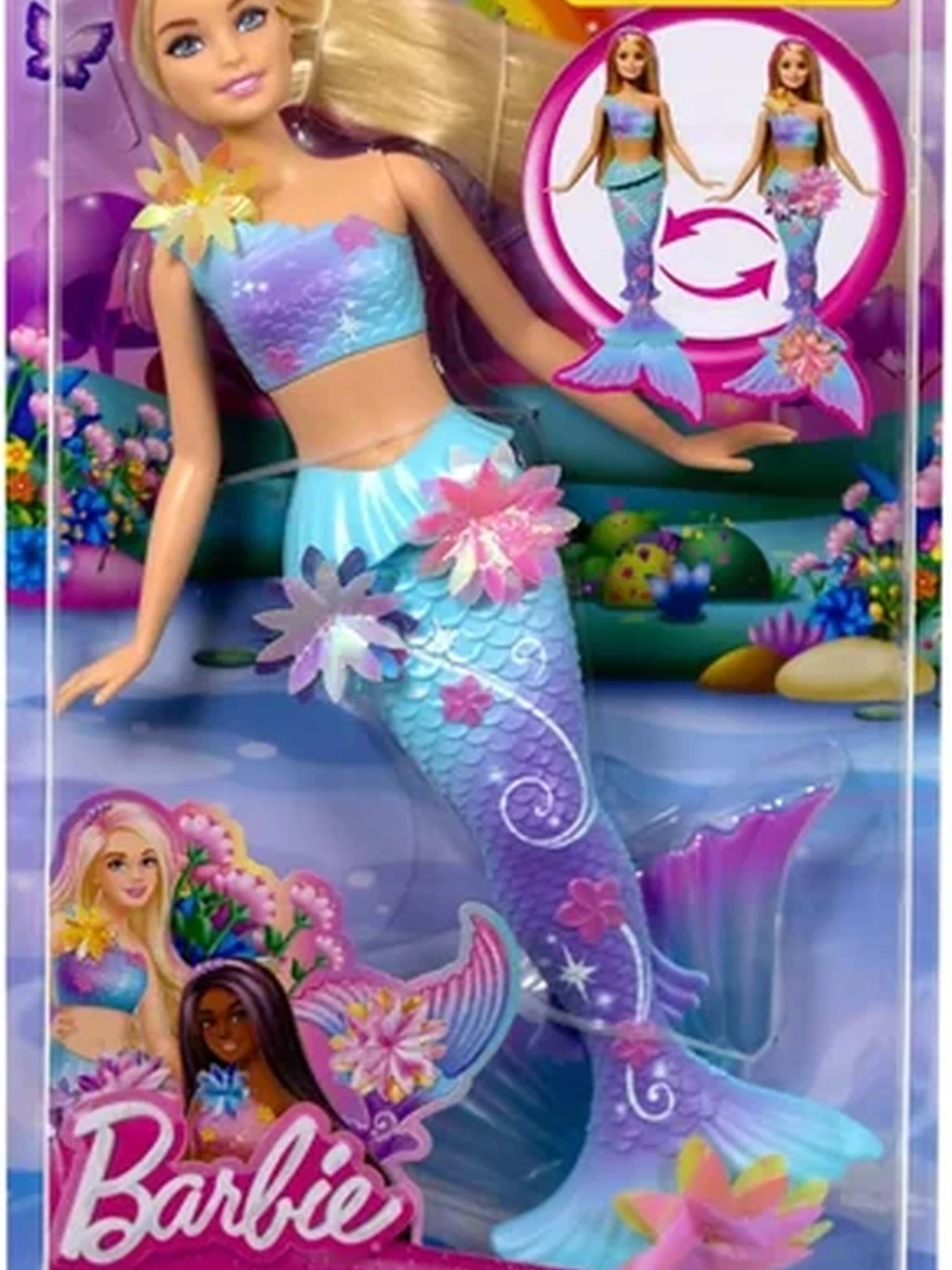 Кукла Mattel Barbie Blooming Flowers - Кукла Русалка с волшебными цветами