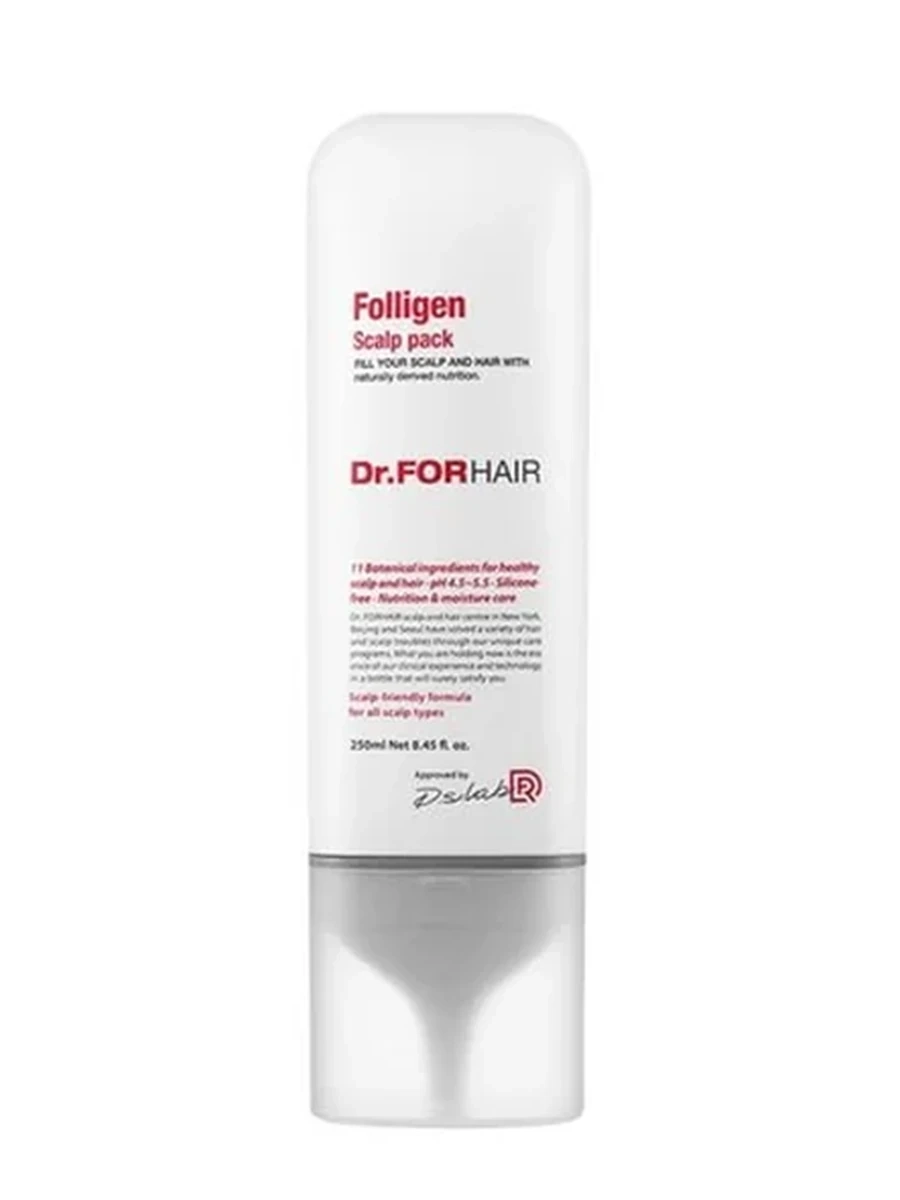 МАСКА ДЛЯ ВОЛОС FOLLIGEN SCALP PACK 250ML (DR.FORHAIR)