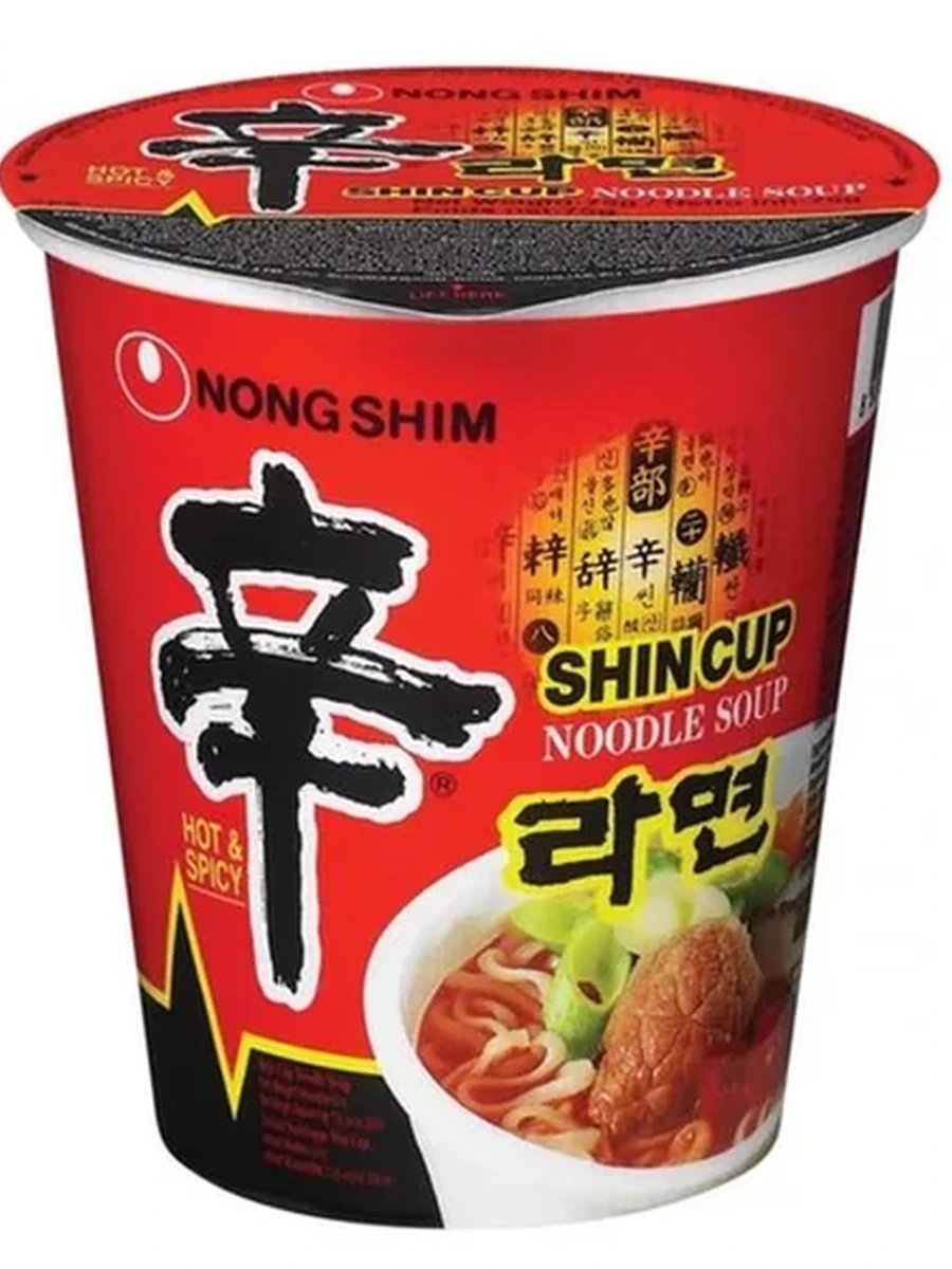 ЛАПША БЫСТР.ПРИГОТ NONGSHIM SHIN RAMYUN 70ГР