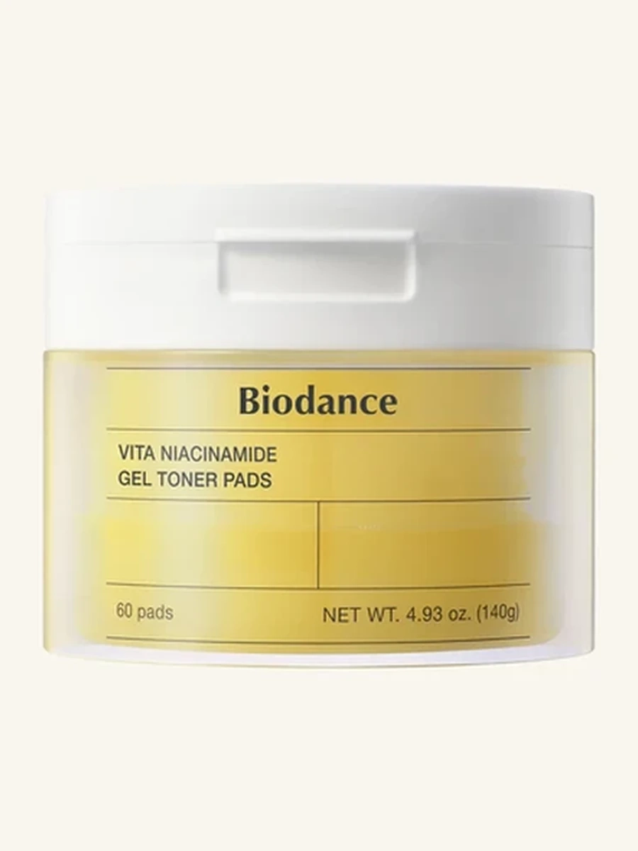 Biodance Vita Niacinamide  Gel Toner Pads 60pc