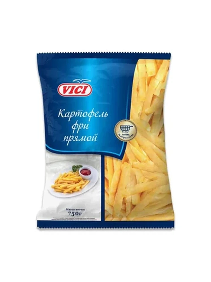 КАРТОФЕЛЬ ФРИ VICI 9/9ММ 750ГР