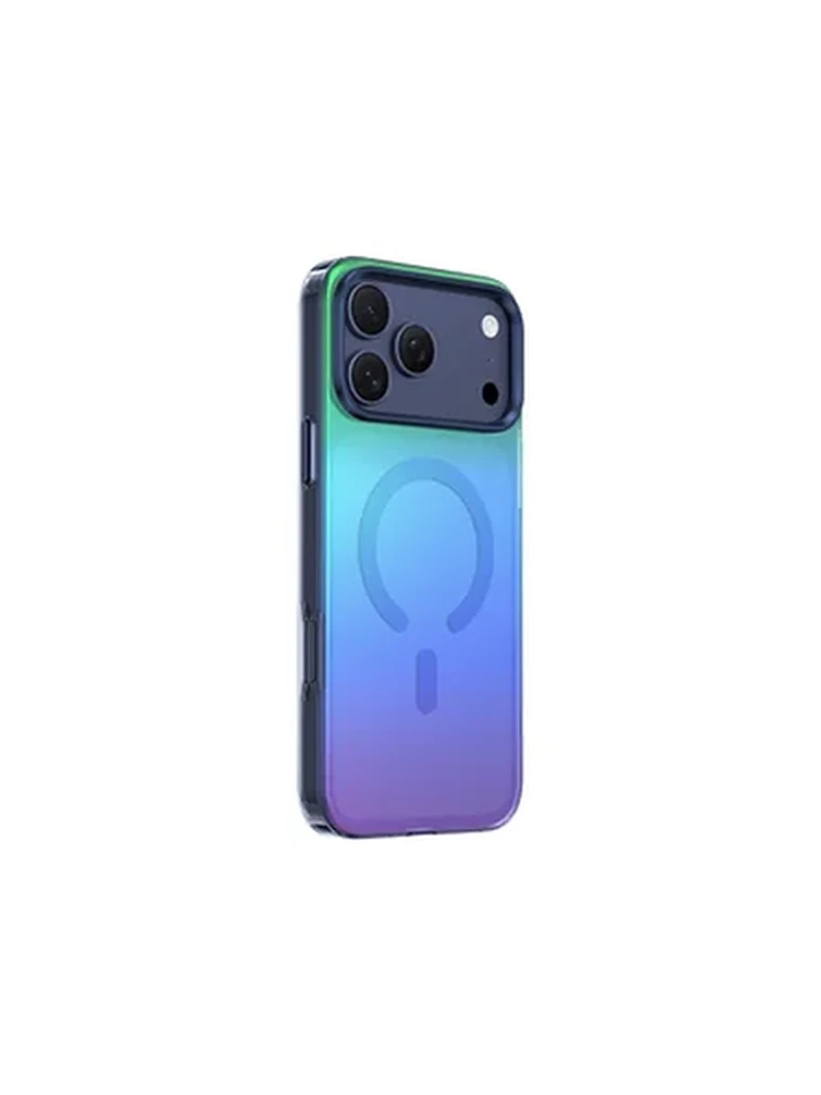 Чехлы KEEPHONE KP-MC0231 RAINBOW MagSafe Iphone 17Pro Gradient Dazzling Blue