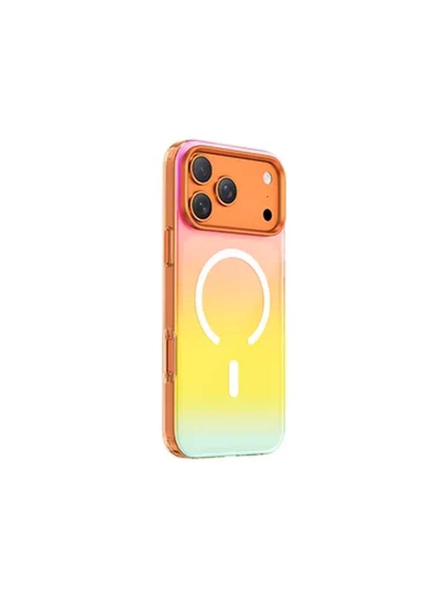 Чехлы KEEPHONE KP-MC0231 RAINBOW MagSafe Iphone 17Pro Gradient Dazzling Orange