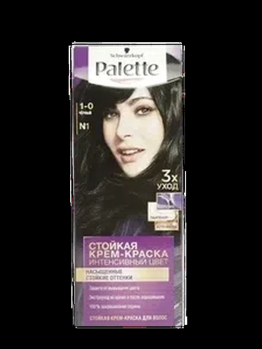 Краска Palette черный №1