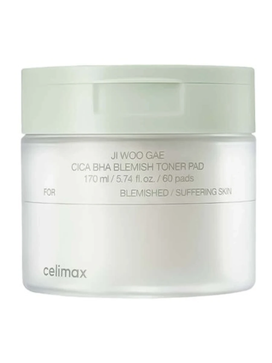 CELIMAX Ji Woo Gae Cica BHA Blemish Toner Pad 170ml