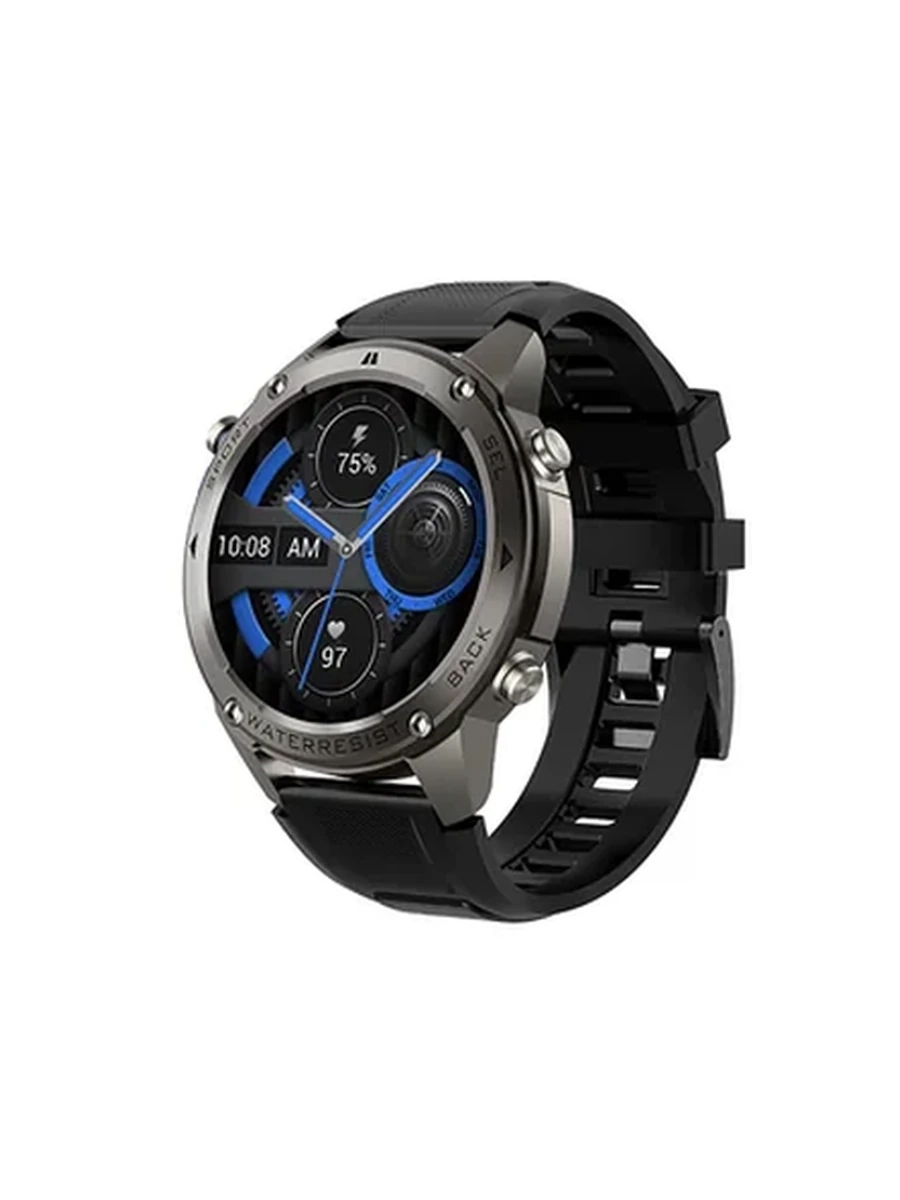 Часы SMART WATCH GPS G56 Black+Blue Zinc Alloy+PC+Steel sheet