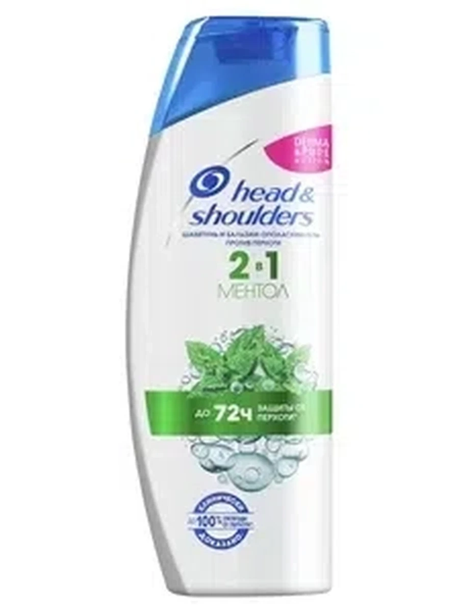ШАМПУНЬ HEAD & SHOULDERS ОСВЕЖАЮЩИЙ МЕНТОЛ ПРОТИВ ПЕРХОТИ 2В1 600МЛ