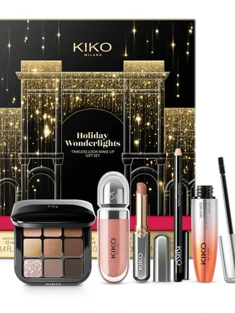 Набор Kiko Milano holiday wonderlights timeless look make up gift set