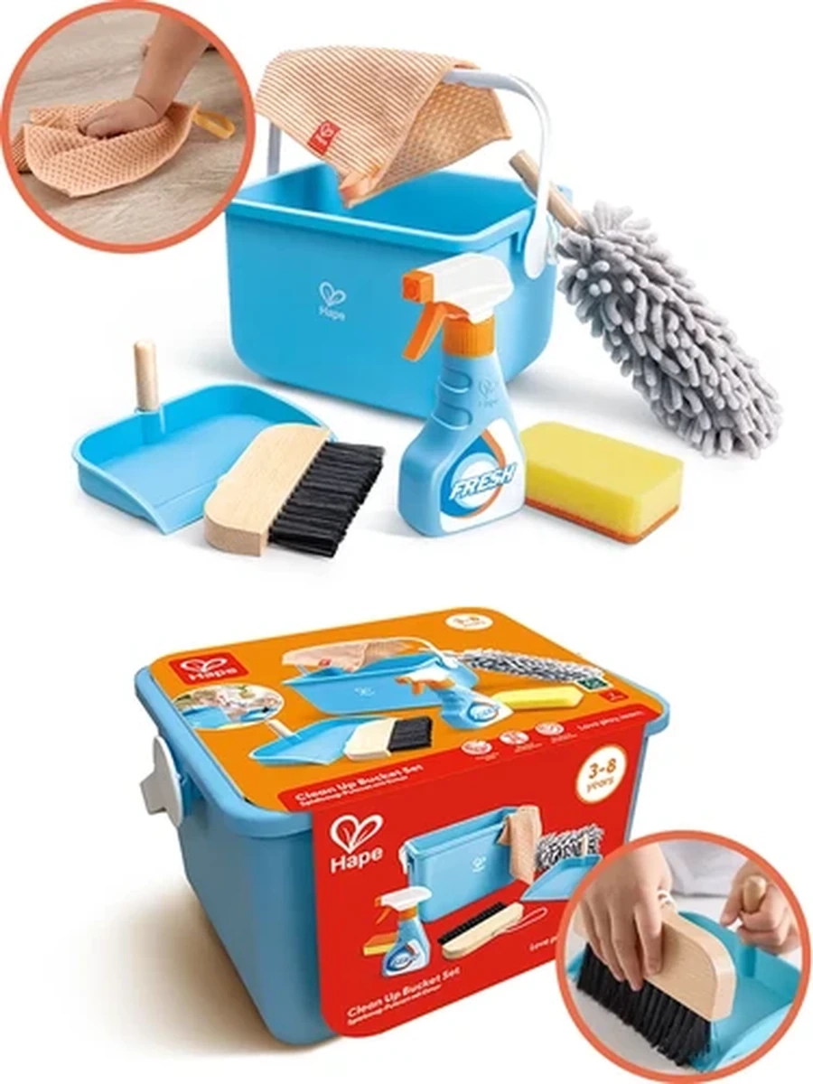 HAPE Детский игровой "Набор для уборки", 7 предметов (Основная)
