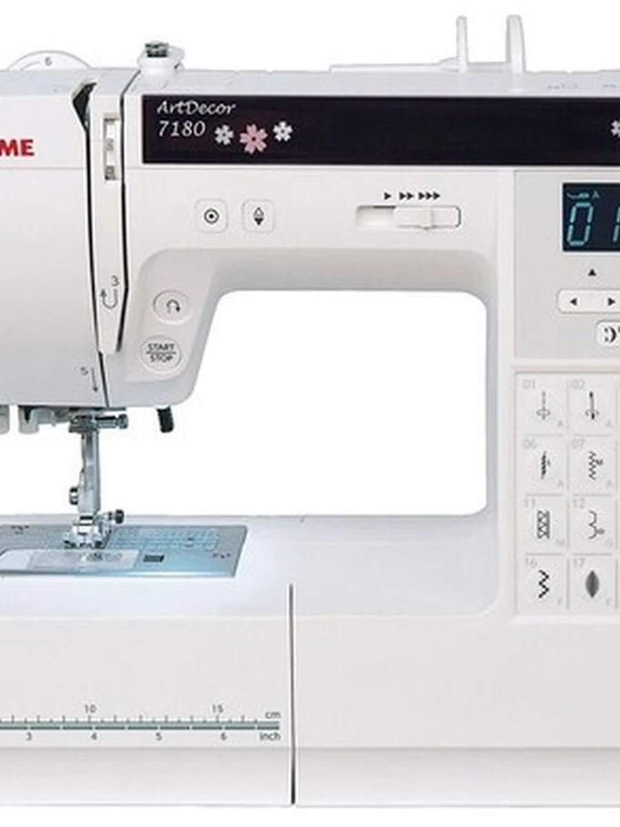 JANOME ArtDecor 7180  швейная машина
