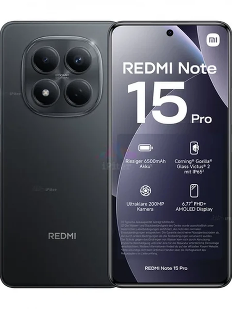 Redmi Note 15 Pro 8gb 256gb черный