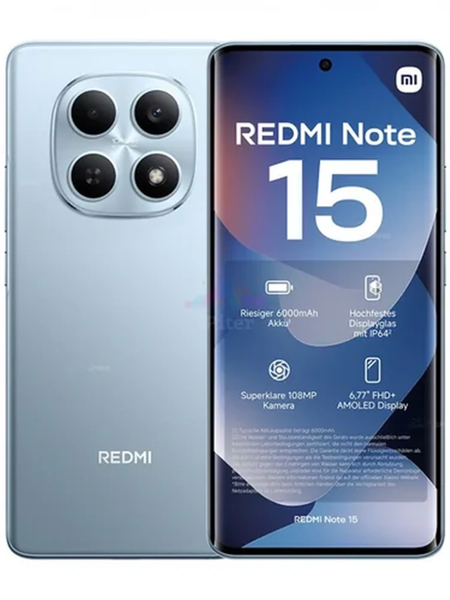 Redmi Note 15 6gb 128gb синий