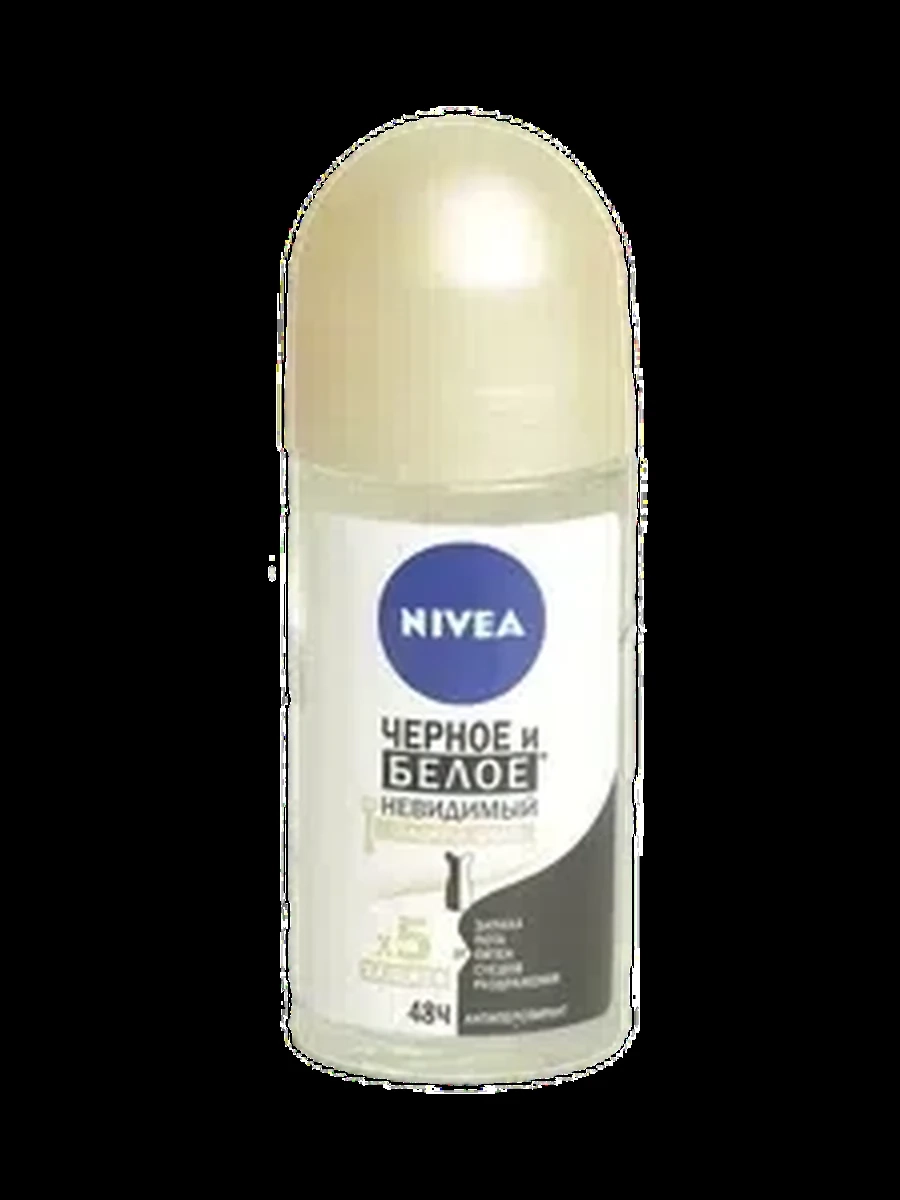 Nivea черн/бел жен/ролик 50мл