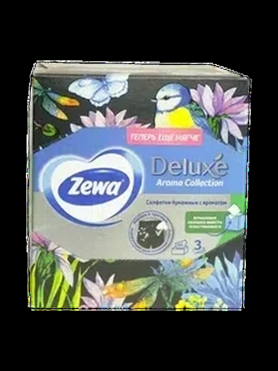 Салфетки ZEWA DELUXE арома 60шт