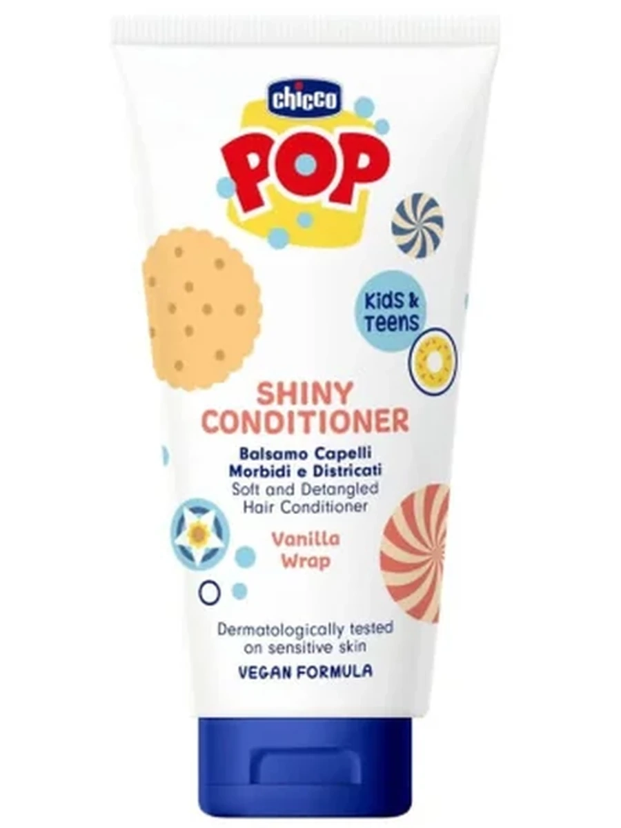 12374 Детский кондиционер для волос POP Ваниль,150мл, 3г+