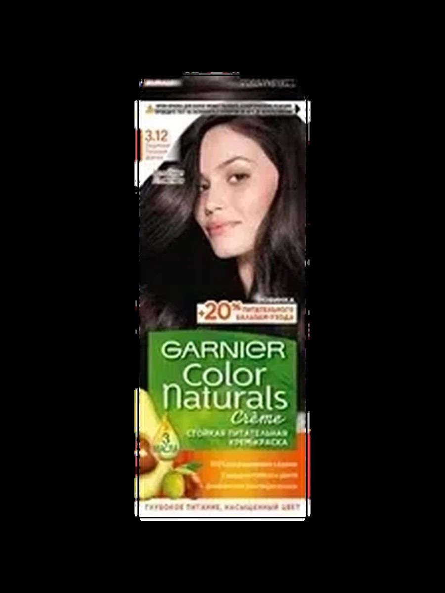 Краска Garnier лед/темн/шатен №3.12