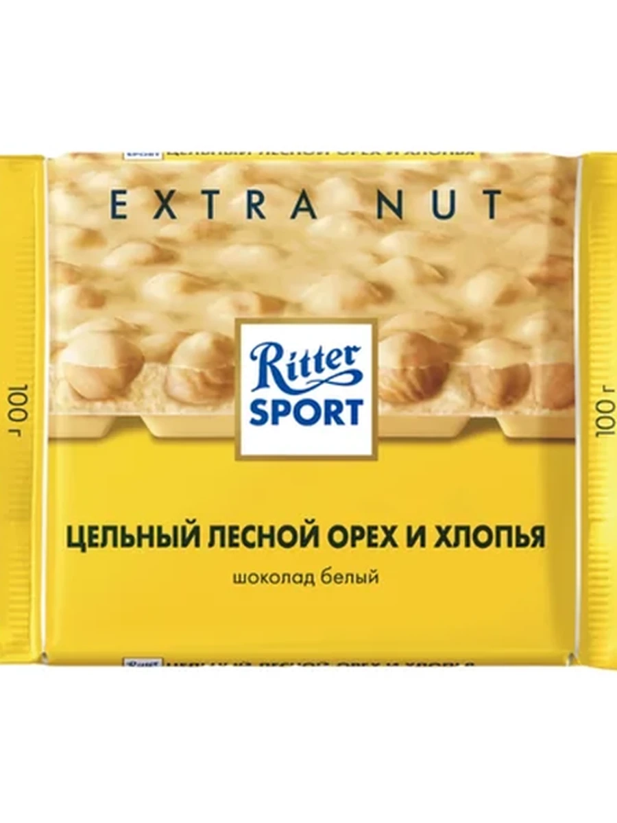 Ritter Sport лесной орех/хлопья 100гр