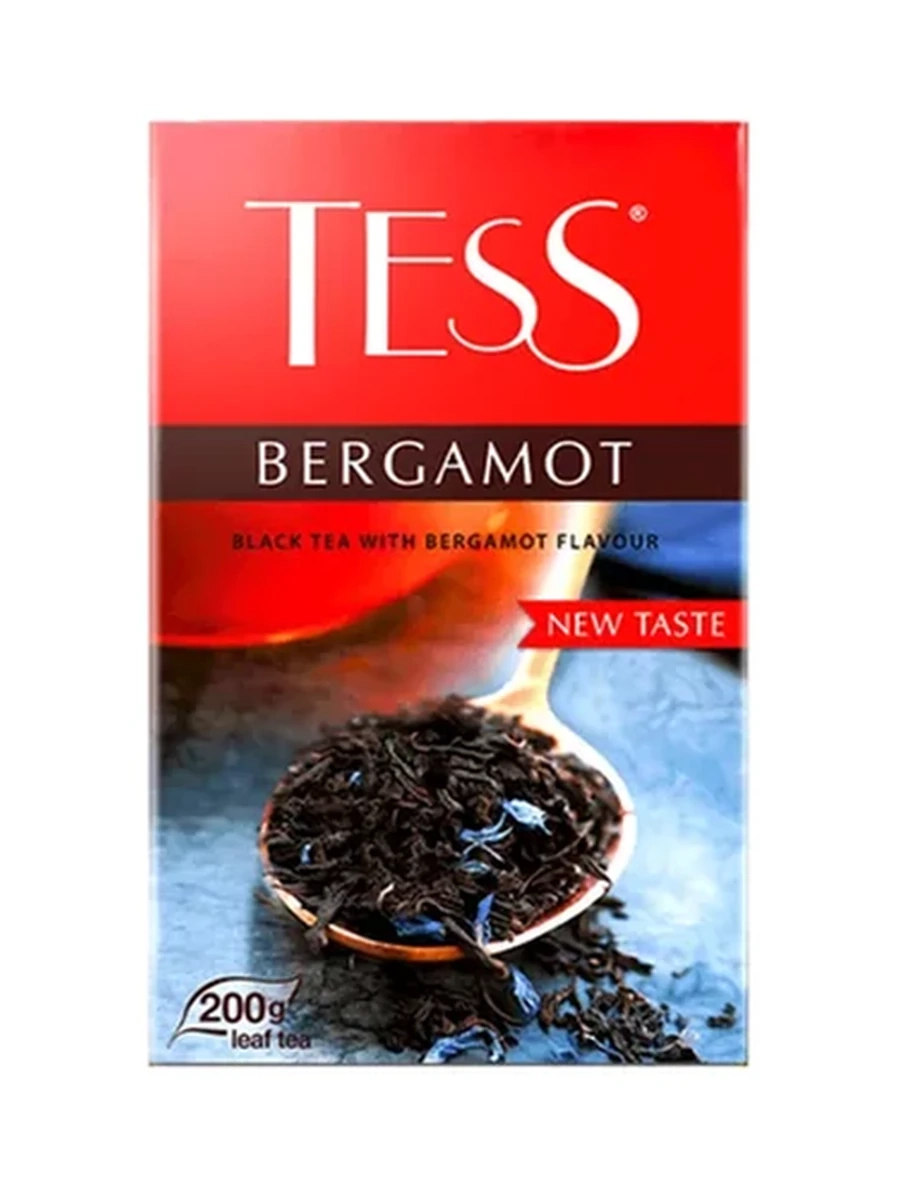Чай черный Tess бергамот 200гр