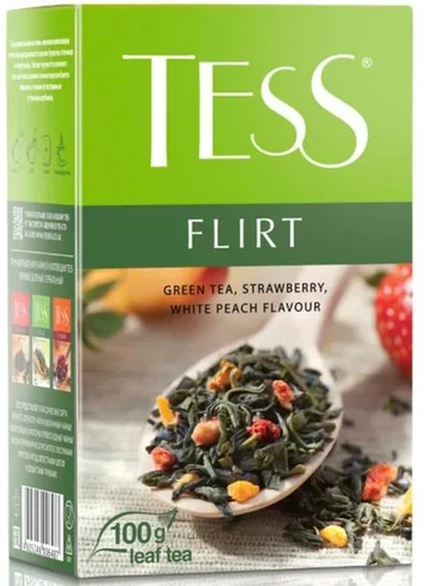 ЧАЙ ЗЕЛЕНЫЙ TESS FLIRT 100ГР