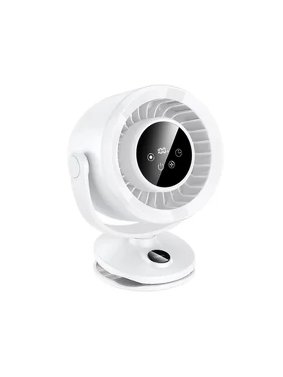 Вентилятор HOCO HX608 clip mount fan white