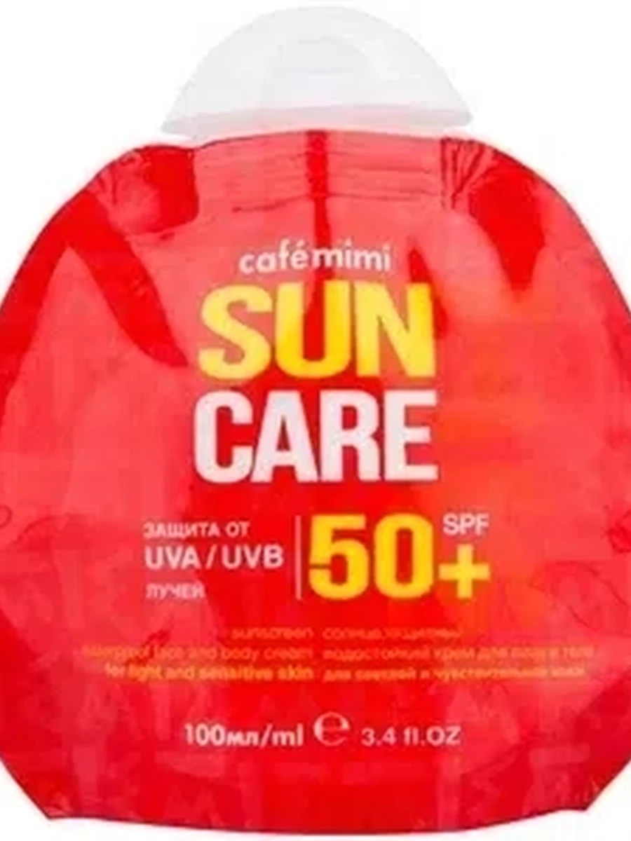 Крем д/лица и тела Cafemimi солнцезащ/водостойк SPF50+ 50мл