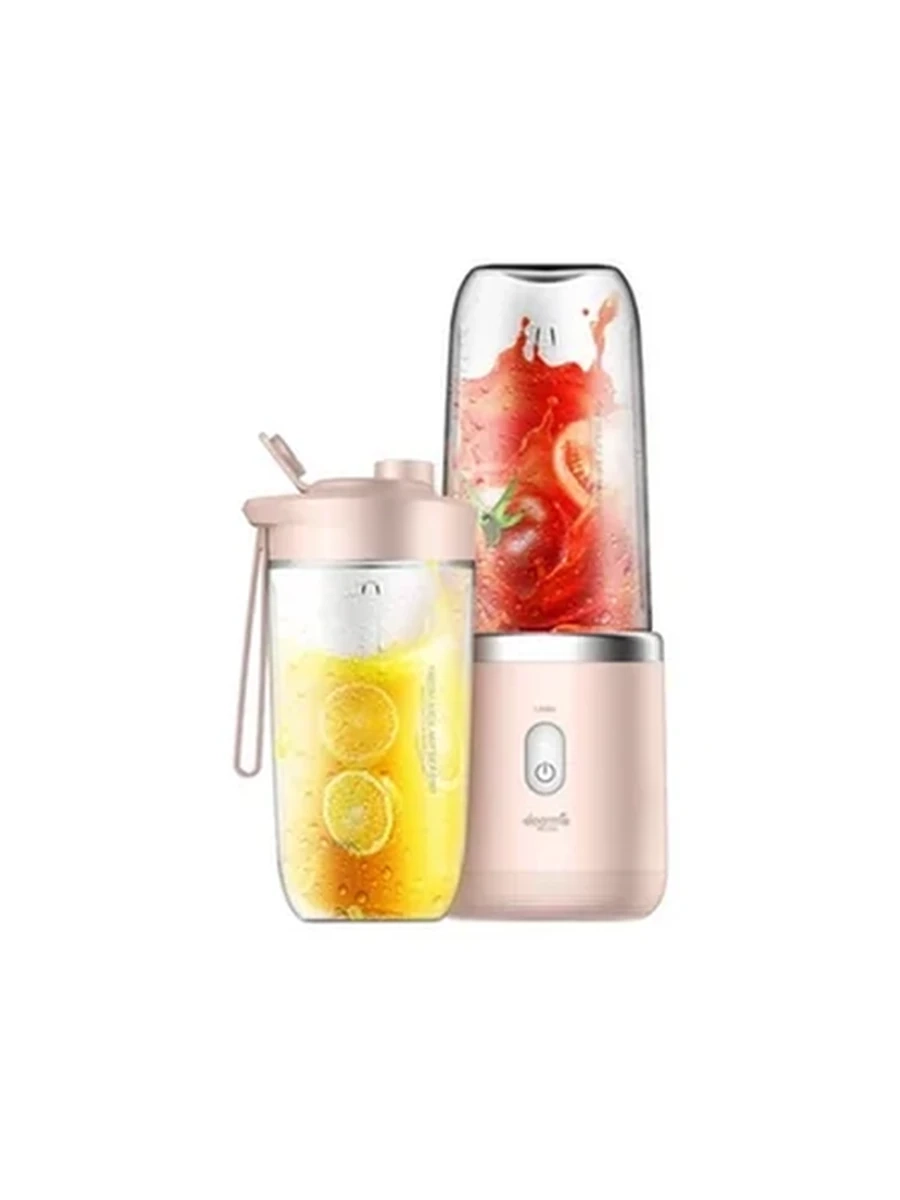Портативный блендер  deerma Juice blender Mini DEM-NU05 Pink GL