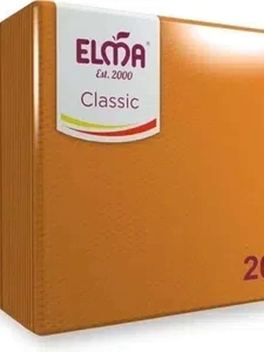 Салфетки ELMA CLASSIC разноцвет 33Х33 20шт