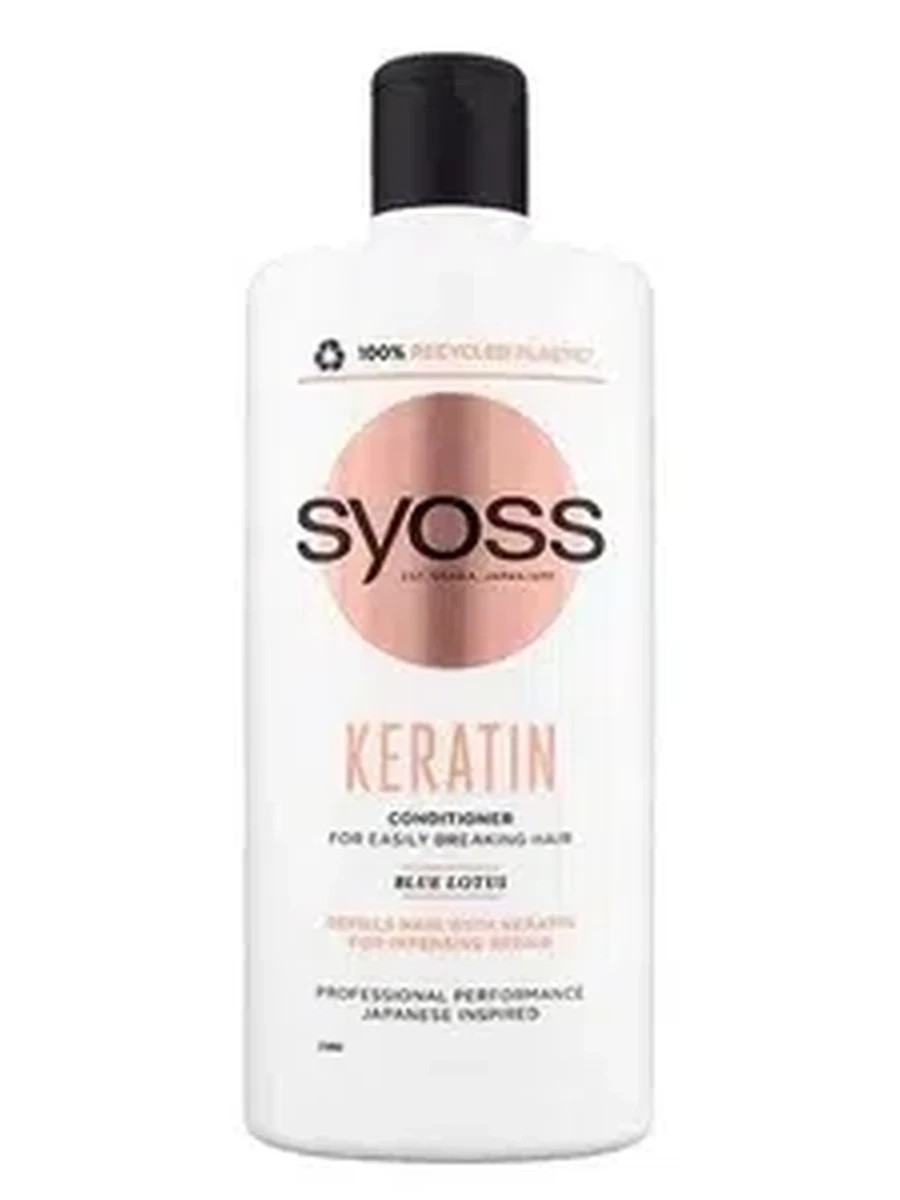 Бальзам д/волос SYOSS keratin д/тонких и ломких 440мл