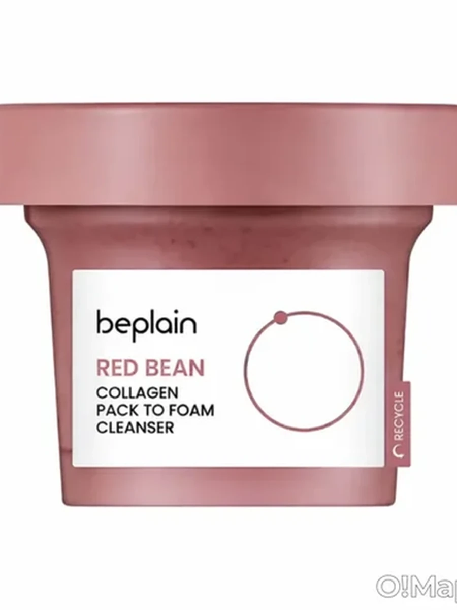 Маска-пенка для умывания Beplain red bean collagen pack to foam cleanser 100ml