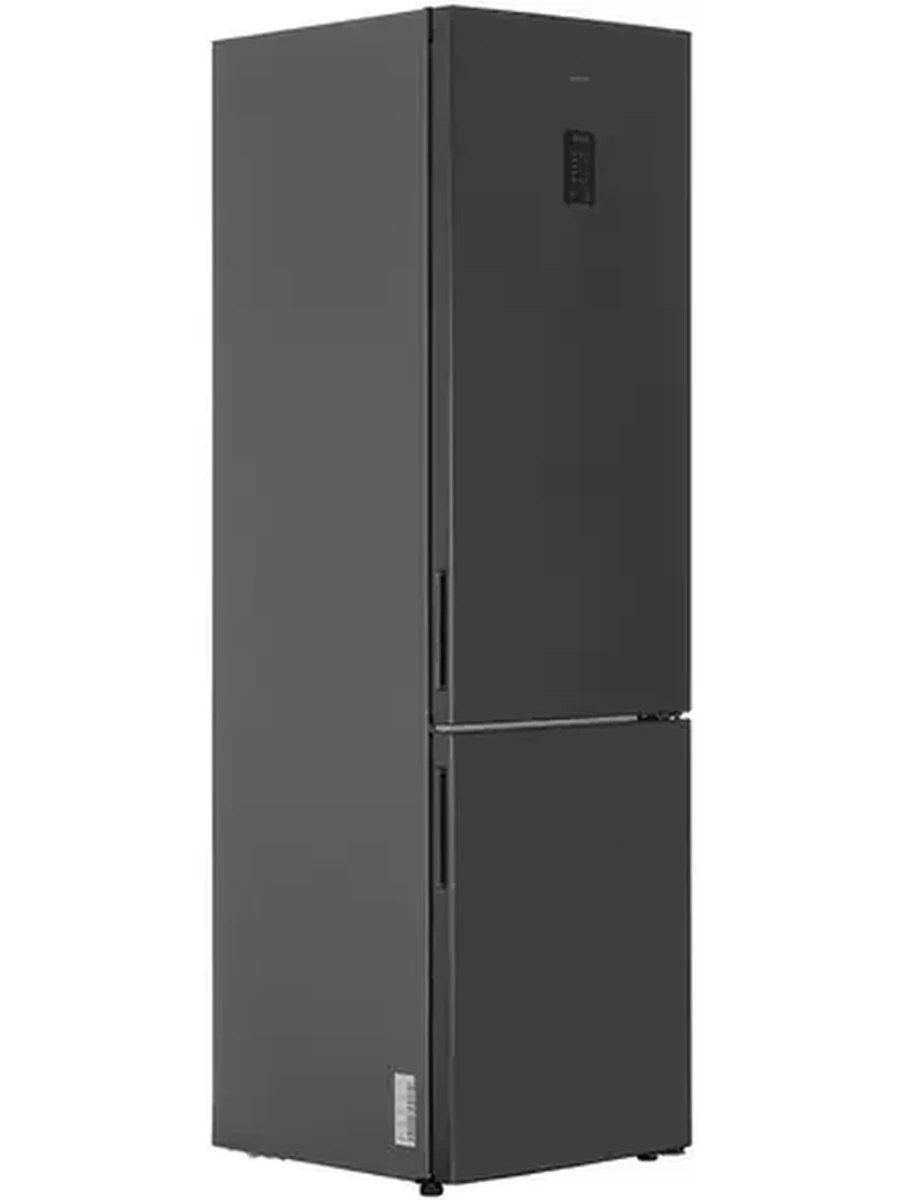Холодильник полноразмерный с морозильником  Samsung RB37A5211B1/WT графитовый [No Frost/нижн.мороз.кам./59.5 см х 201 см х 64.7 см /367 л/дисплей/зон.